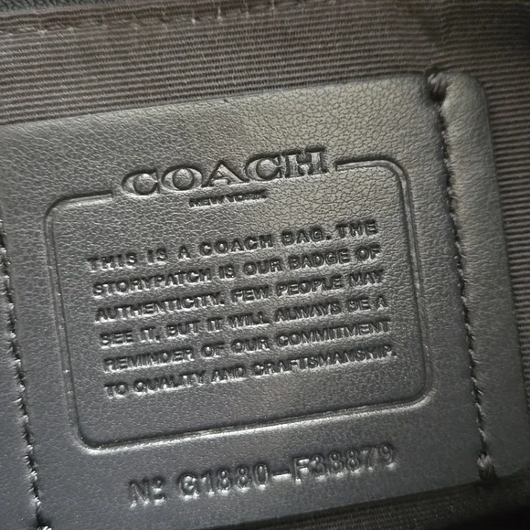 COACH Lexy Shoulder Bag - Metalic Denim F38879 - Picture 6 of 9